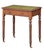 English Diminutive Writing Table or Desk of Walnut With Inset Leather Top For Sale - Image 4 of 14