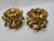 Metal Mid Century Lotus Brass Candle Holders - a Pair For Sale - Image 7 of 11