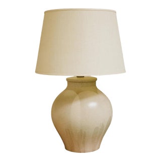 Mid 20th Century Studio Pottery Lamp For Sale