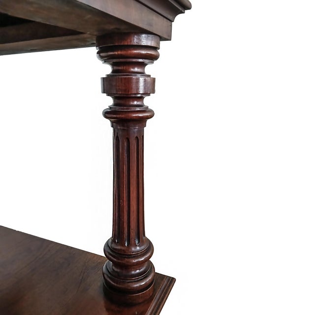 Late 18th Century Mahogany Etagere on Bronze Casters, by Robert Strahan, Dublin, Mid-19th Century For Sale - Image 5 of 18
