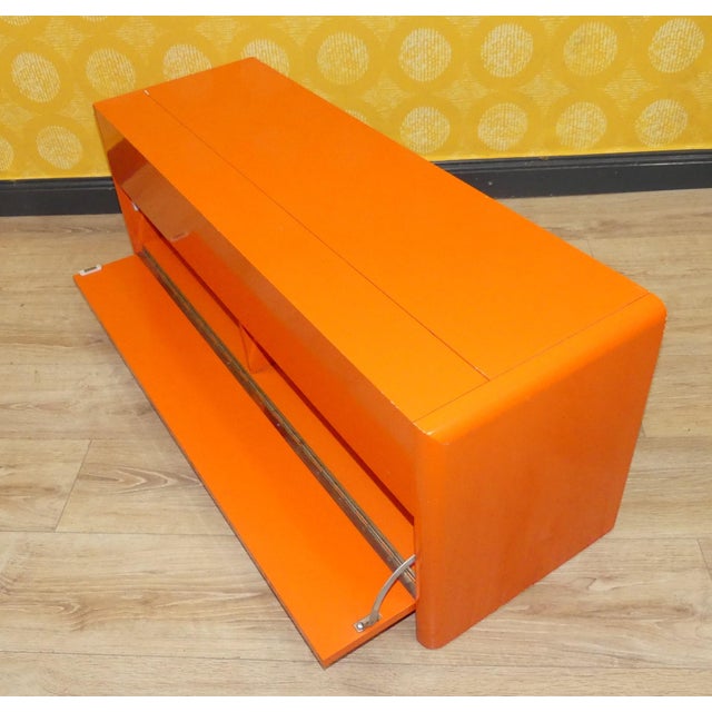 Pop Art Orange Model 32244 Quadro Chest by Jürgen Lange for Schönbuch, 1970s For Sale - Image 13 of 16