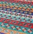 Mid 20th Century Mid-Century Modern Turkish Rug With Multicolored Stripes and Flower Designs For Sale - Image 5 of 12