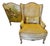 Pair of Custom Louis XV–Style Wingback Bergère Chairs With Botanical Pheasant Upholstery For Sale