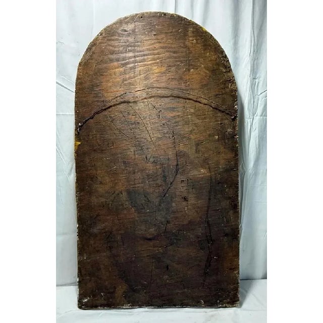 Vintage Plaster Folk Art Our Lady of Guadalupe Santos Shrine For Sale - Image 4 of 4