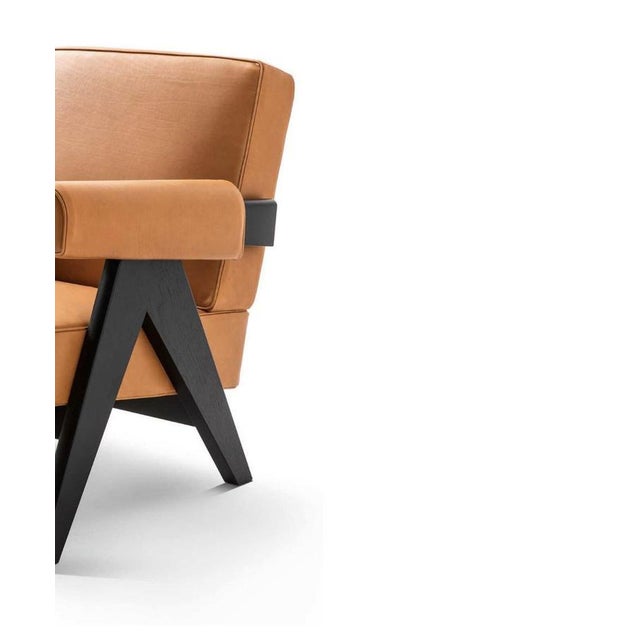 Not Yet Made - Made To Order Capitol Complex Armchair by Pierre Jeanneret for Cassina For Sale - Image 5 of 11
