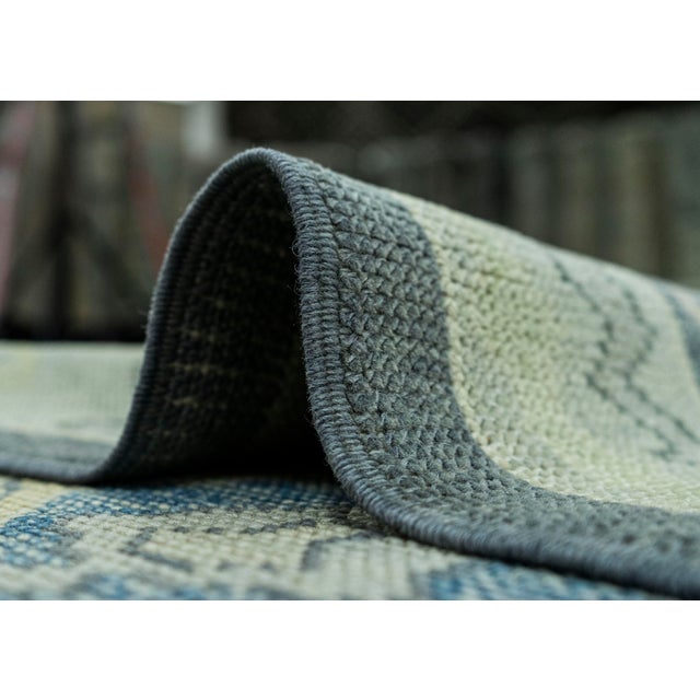 Textile Turkish Oushak Rug 3' x 8'10" #19195 For Sale - Image 7 of 8