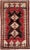 Vintage Persian Handmade Geometric Wool Rug For Sale In New York - Image 6 of 6
