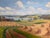 Henrik Gamst Jespersen (1853-1936) Danish Antique Harvest Landscape Oil Painting For Sale - Image 11 of 12