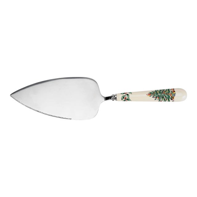 Spode Christmas Tree Cake Knife/Server 10" For Sale