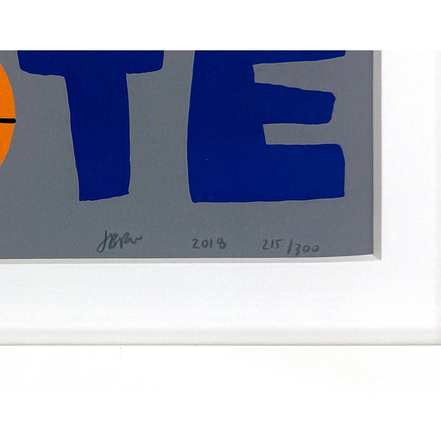 6 color screen print on Coventry rag paper. Hand signed and dated lower front by Jonas Wood. Hand numbered 215/300 lower...