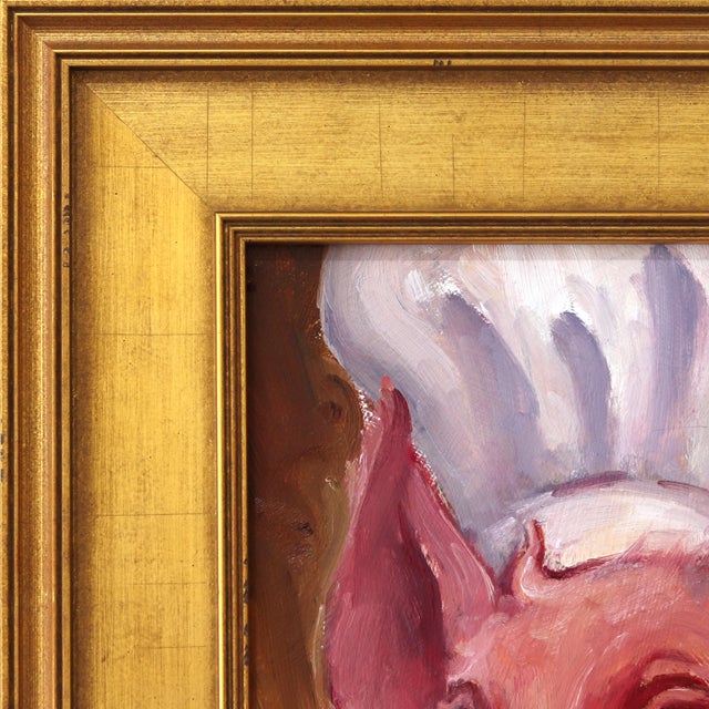 Textile Sooey - Original Contemporary Figurative Animal Painting on Canvas by Kyle Paliotto For Sale - Image 7 of 9