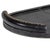 Forte Leather Tray Oval, Black For Sale - Image 4 of 5