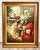 Late 20th C. Large Original Impressionist Interior Still-Life Oil Painting Signed Robbins For Sale - Image 12 of 12