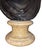 Late 19th C. Italian Bronze Busts of Heraclitus & Archytas on Marble Pedestals - Set of 2 For Sale - Image 9 of 10