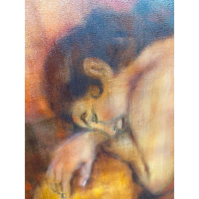 Jennifer Goodwin "By the River" Oil on Canvas Painting, Signed For Sale - Image 9 of 12