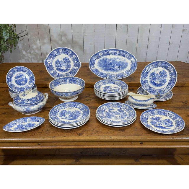 Burgenland Decor Dinner Service by Villeroy & Boch, 1950s, Set of 32 For Sale - Image 14 of 14