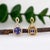 1.55cts Tanzanite and Natural Diamond Earrings in Solid 14k Gold | Cu 5mm-Set of 2 For Sale In Columbus - Image 6 of 6