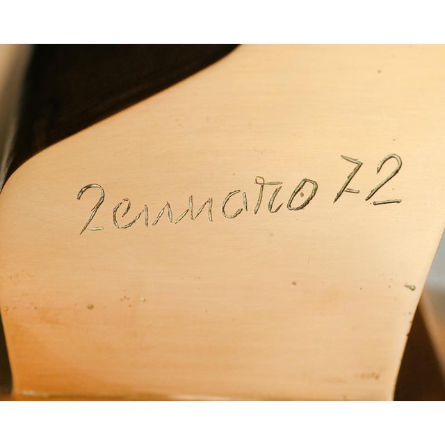 1970s Giorgio Zennaro Number 14 Large Bronze Abstract Sculpture For Sale In Miami - Image 6 of 6