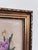 Vintage Framed Flower Embroideries on Silk, Set of 2 For Sale - Image 12 of 18