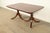 Wood Drexel Georgian Mahogany Double Pedestal Extension Dining Table, Newly Refinished For Sale - Image 7 of 15