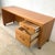 Vintage Mid-Century Scandinavian Modern Teak Single Pedestal Desk For Sale - Image 11 of 18