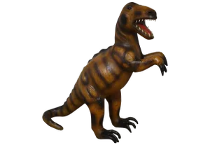Handmade Paper Mache Big Dinosaur Figurine