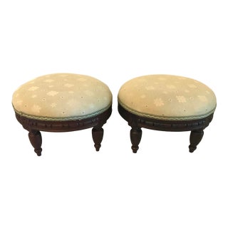 Vintage French French Footstools - a Pair For Sale
