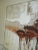 Oxblood Red Mid 20th Century "Sunrise" Abstract Landscape Lee Reynolds Painting, Framed For Sale - Image 8 of 12
