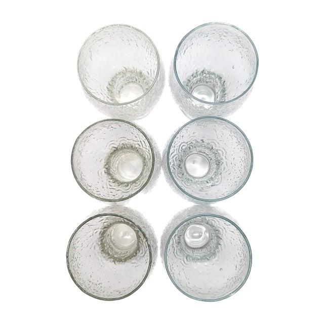Vintage Indiana Glacier Beer Glass Goblets, Set of 6 For Sale - Image 9 of 10