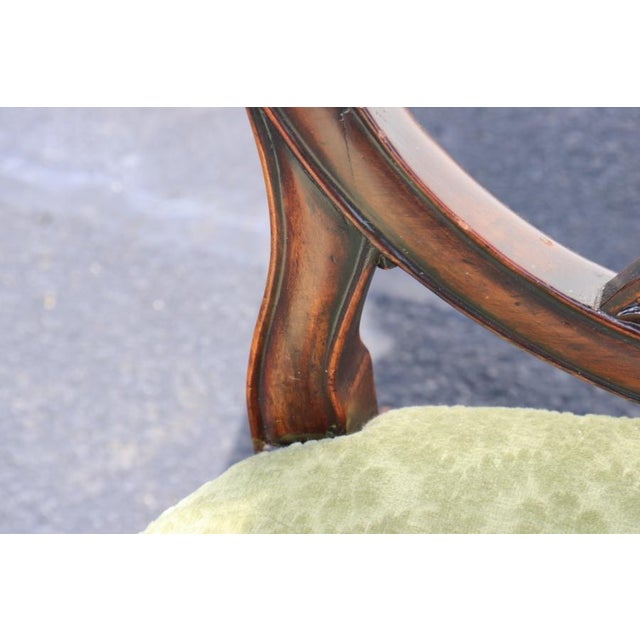 12 Adams Style Carved Mahogany Dining Chairs C. 1960's For Sale - Image 13 of 15