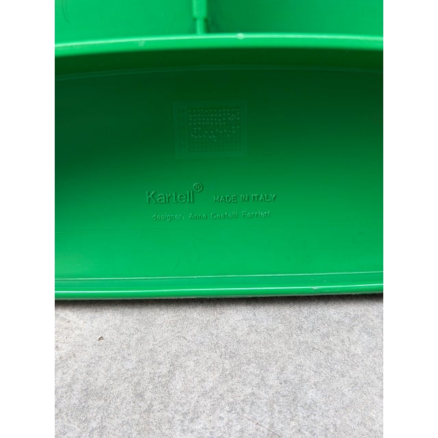 Kartell Model 4870 Armchairs in Green ABS by Anna Castelli Ferrieri for Kartell, 1980, Set of 4 For Sale - Image 4 of 9