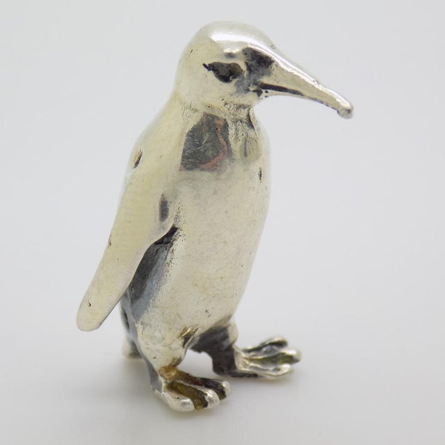 Vintage Italian Handmade 925 Sterling Silver Penguin, 1980s For Sale - Image 13 of 13