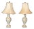 Vintage Capiz Shell Table Lamps With Shades - Pair For Sale