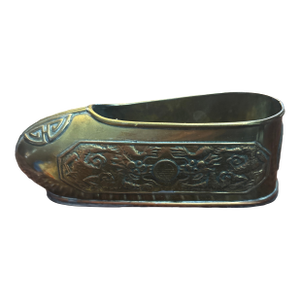 Antique Chinese Brass Shoe Circa 1920-1930's
