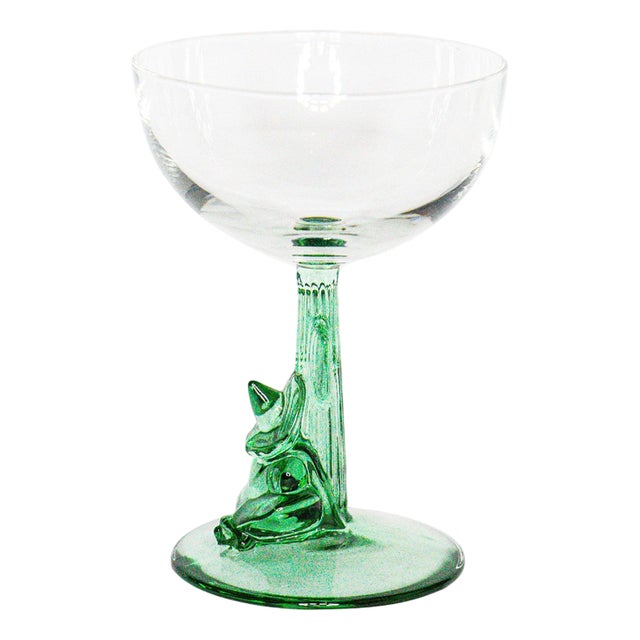 Vintage Cactus Siesta Sombrero Man Margarita Glasses, Set of 6 For Sale
