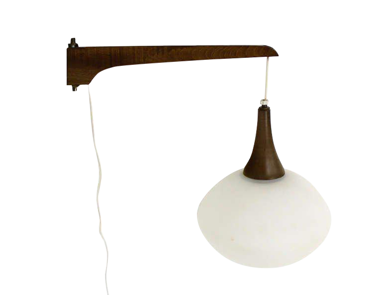 mid century hanging light