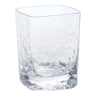 Punta Mita Hammered Rock Glass, Set of 4 For Sale