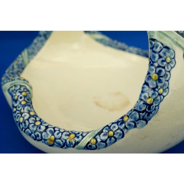 Art Deco Sculpture of Ceramic Basket by Wilhelm Peter August Sus for Karlsruhe, Germany, 1920s For Sale - Image 17 of 18