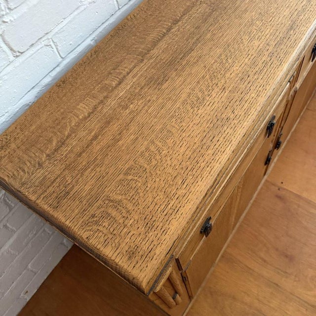 Metal English Art Deco Sideboard For Sale - Image 7 of 8