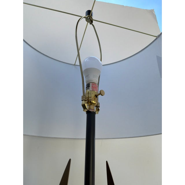 Brass Currey & Co Neilos Floor Lamp For Sale - Image 8 of 8