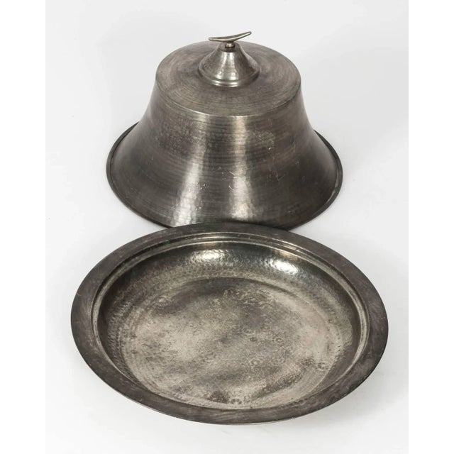 Silver Large Tin Tray With Lid For Sale - Image 8 of 10