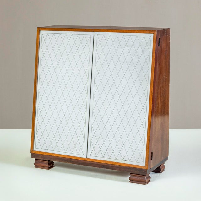 Wood Mobile Bar by Pietro Chiesa for Fontana Arte, 1940s For Sale - Image 7 of 7