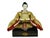 Mid 20th Century Handmade Hand Painted Japanese Imperial Court Hina Doll With Original Case Set of 5 Pieces For Sale - Image 6 of 16