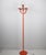 Mid-century four-light floor lamp by kaiser leuchten, germany, 1960s. The lamp features a vivid red lacquered metal...