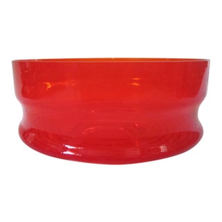 1960s Modernist Finish Lasi Art Glass Bowl For Sale