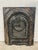 Metal Late 19th Century 21" W X 26.5"h Decorative Burnished Finish Cast Iron Fireplace Surround and Insert For Sale - Image 7 of 8