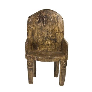 Antique Primitive Tribal Chair For Sale
