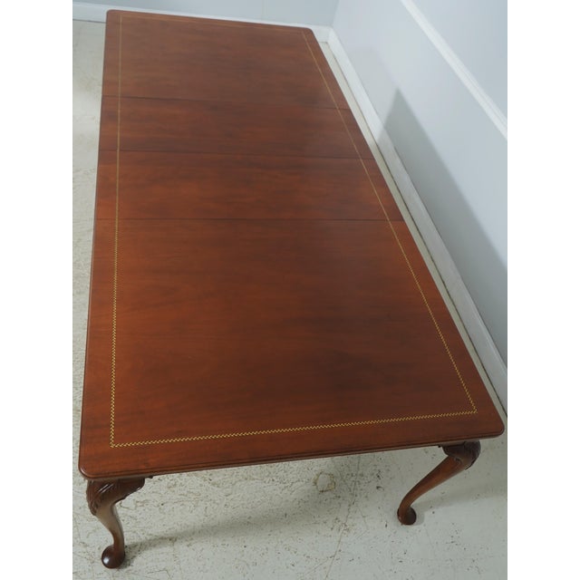 Stickley George III Style Mahogany Inlaid Dining Table For Sale - Image 14 of 18