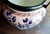 Antique English Staffordshire Style Flow Blue & Blush Biscuit Barrel, C. 1890 For Sale - Image 10 of 11