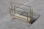 Solid Brass & Metal Perforated Magazine Stand, 1950s For Sale - Image 4 of 10